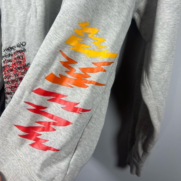 Nike Scribble Graffiti Giraffe Writing Crew Neck XL - Picture 5 of 16